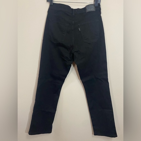 Levis Jeans Womens Size 6 Black Classic Straight Denim  Mid Rise.great condition - Picture 2 of 12